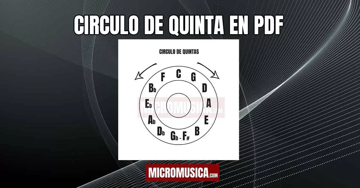 Circulo de quinta en PDF listo para descargar o imprimir gratis