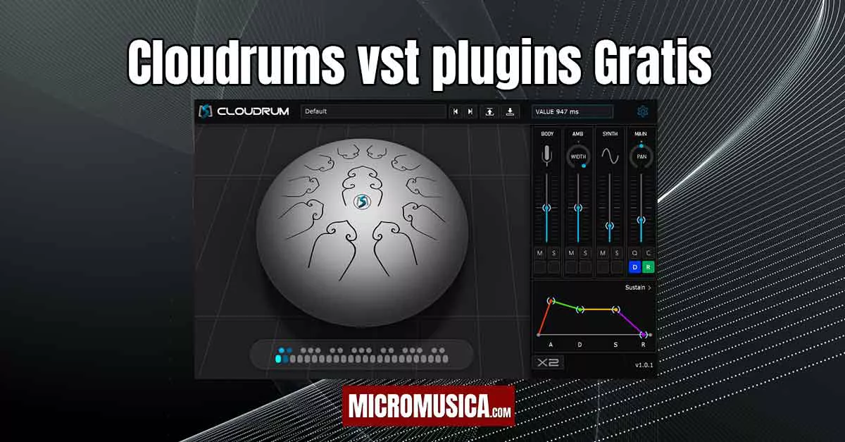 Cloudrum tambor metálico de lenguetas sonido para relajación gratis