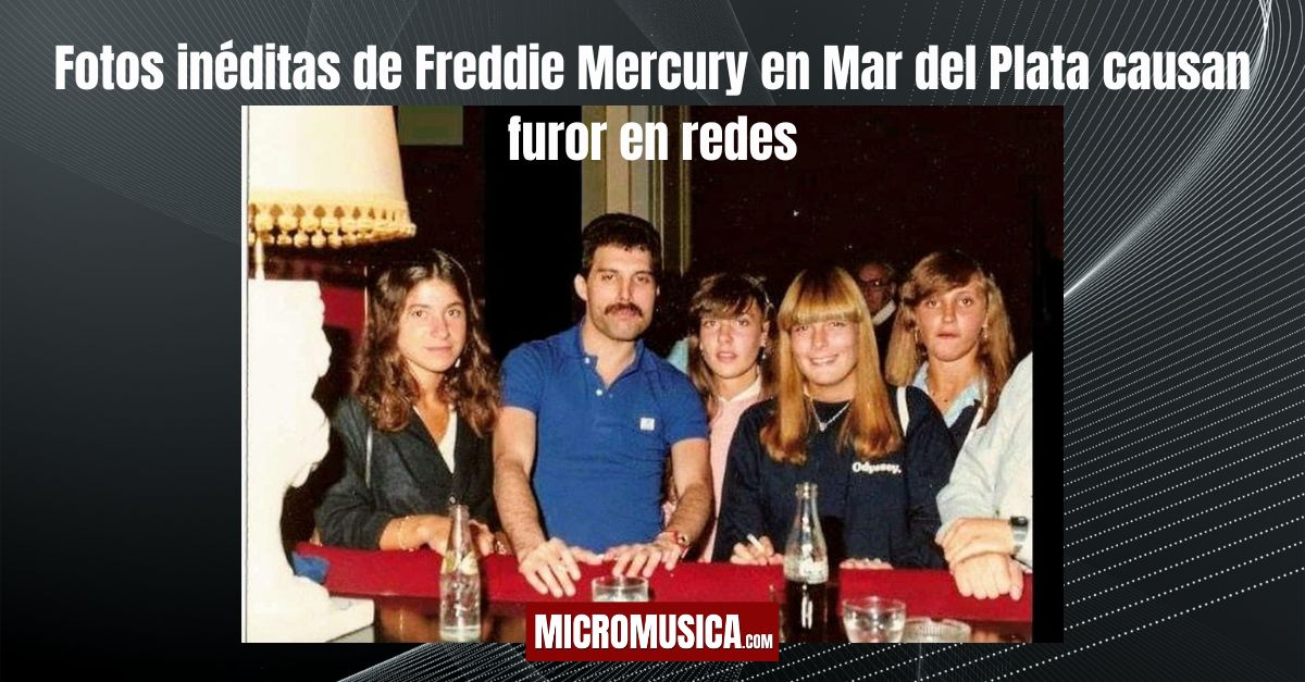 Fotos inéditas de Freddie Mercury en Mar del Plata causan furor en redes