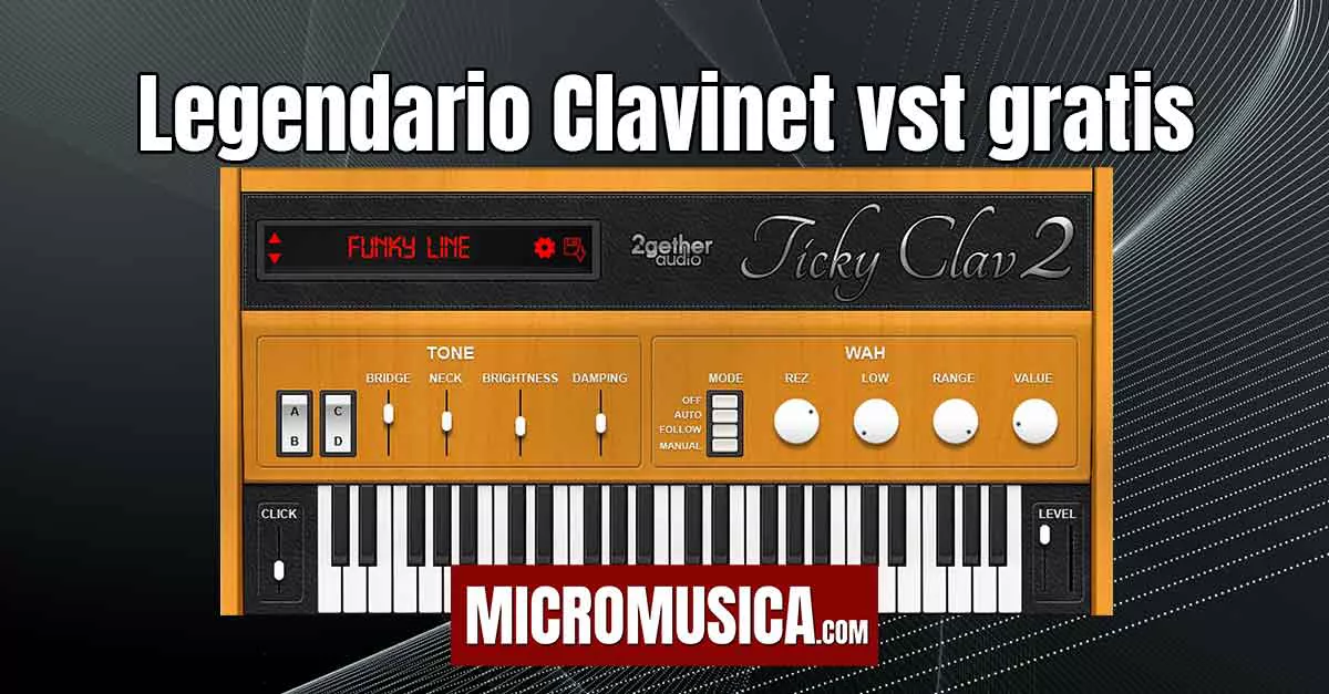 Instrumento Clavinet VST Gratis de la exitosa canción Superstition de Stevie Wonder