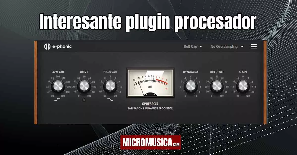 Interesante plugin procesador de sonido para mejorar la ganancia de tus mezclas gratis