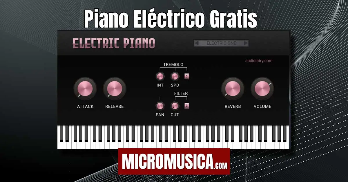 Piano Eléctrico Gratis ideal para Hip Hop, Pop, Chillout, Lo-Fi, Jazz ,